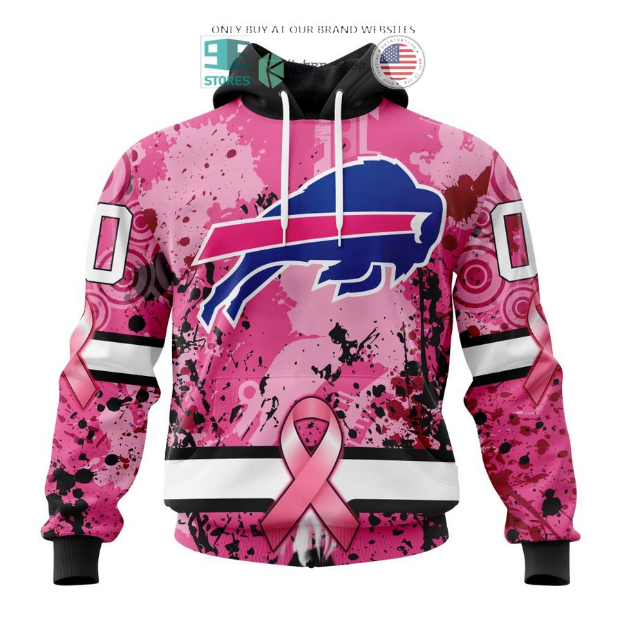 personalized buffalo bills breast cancer awareness 3d shirt hoodie 1 5460