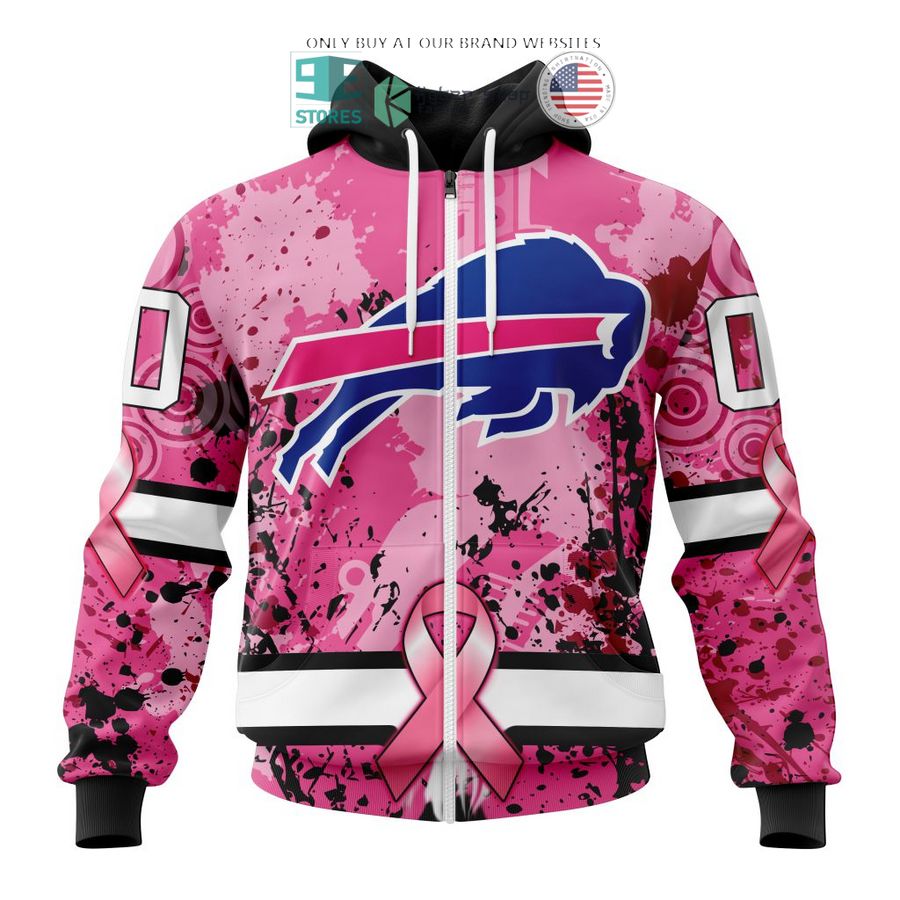 personalized buffalo bills breast cancer awareness 3d shirt hoodie 2 20992