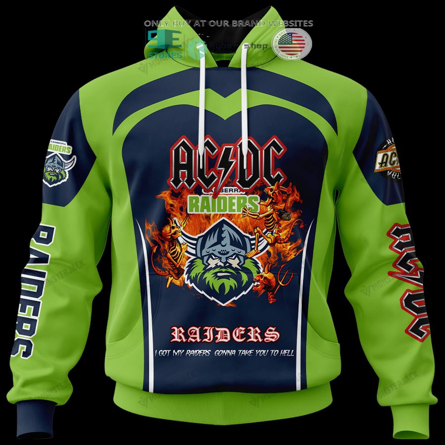 personalized canberra raiders ac dc 3d shirt hoodie 1 28224