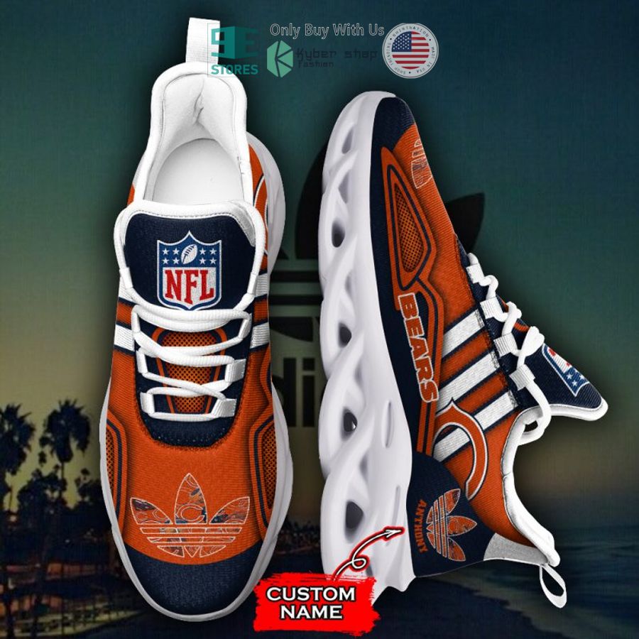 personalized chicago bears nfl adidas max soul shoes 2 95285