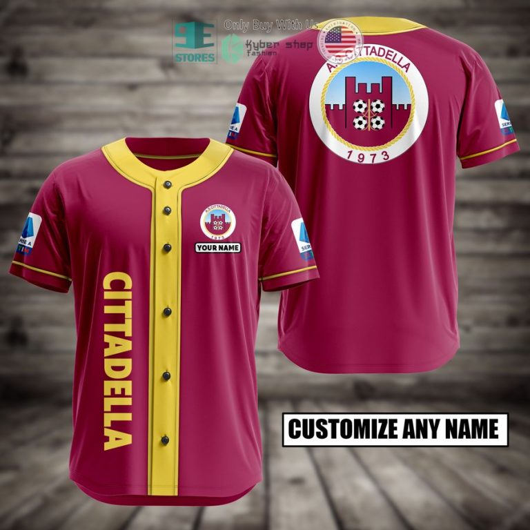 personalized cittadella custom baseball jersey 1 88882