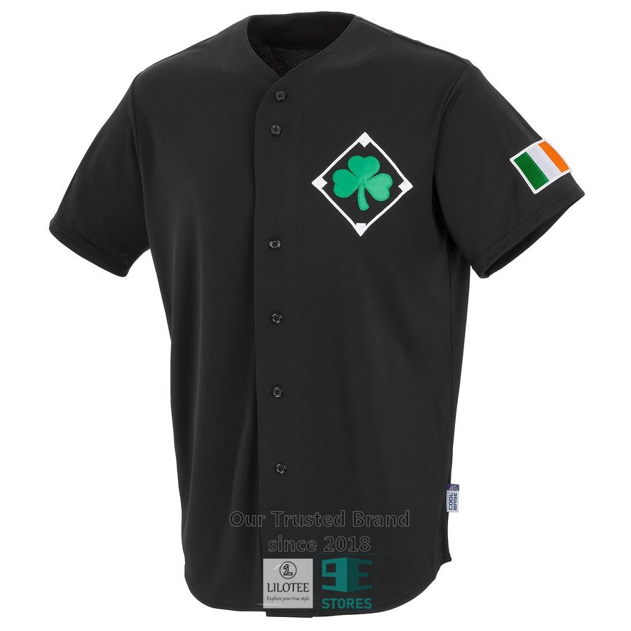 personalized clover us flag black baseball jersey 1 16427