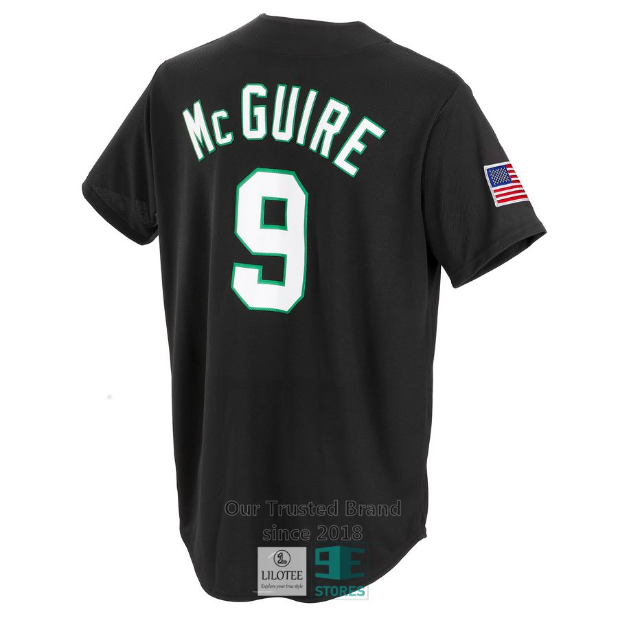 personalized clover us flag black baseball jersey 2 90647