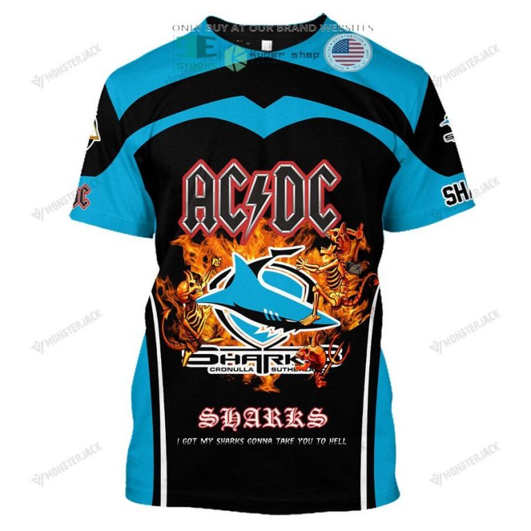 personalized cronulla sutherland sharks ac dc 3d shirt hoodie 3 9849