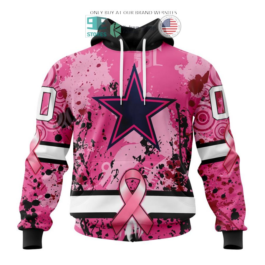 personalized dallas cowboysls breast cancer awareness 3d shirt hoodie 1 43142