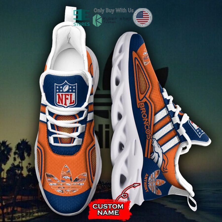 personalized denver broncos nfl adidas max soul shoes 2 15264