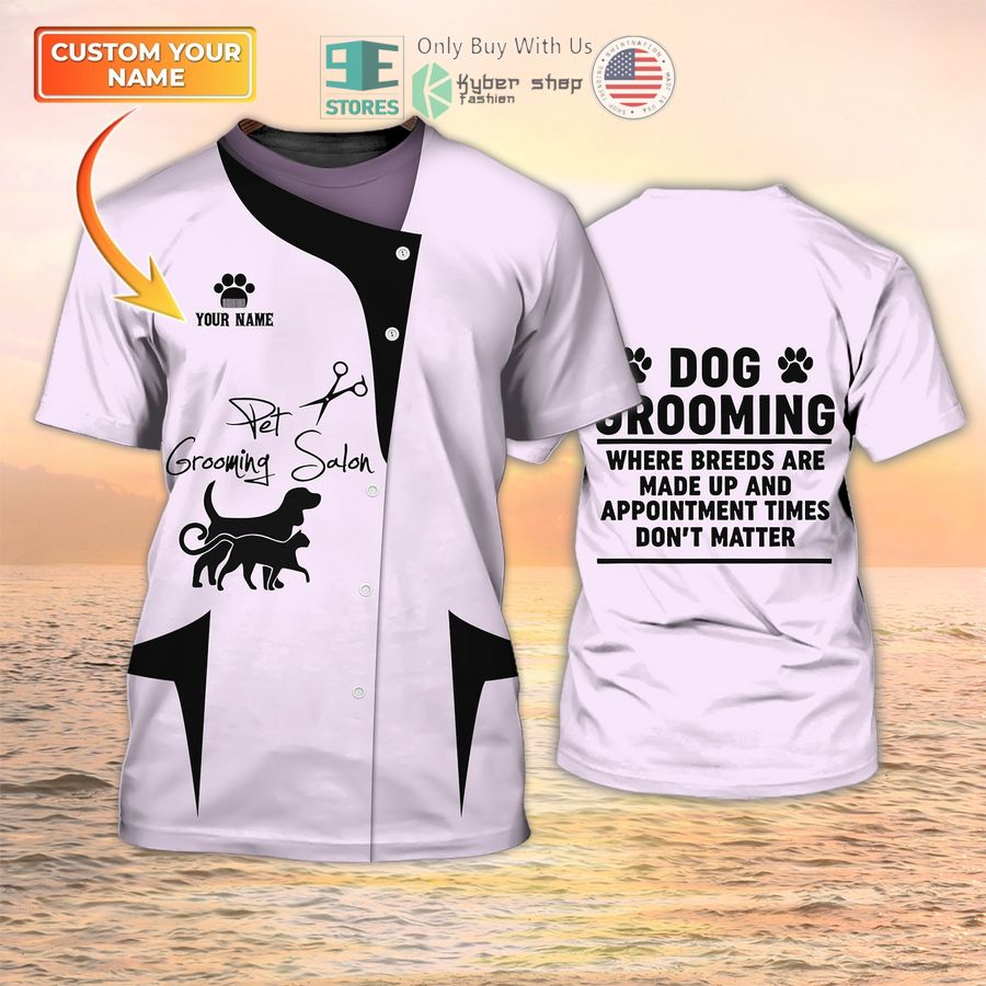 personalized dog grooming 3d shirt 1 35778