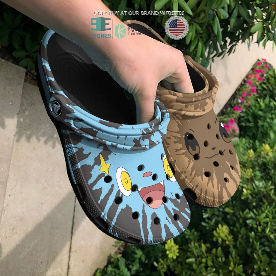 personalized eevee and shinx tie dye face crocs crocband shoes 2 59472