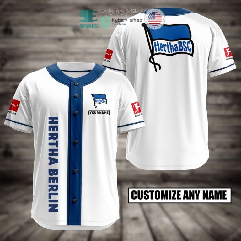 personalized hertha berlin custom baseball jersey 1 95675