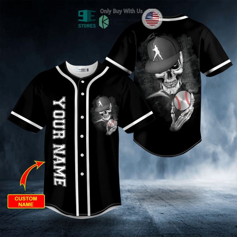 personalized hippie soul baseball skull custom baseball jersey 1 30233