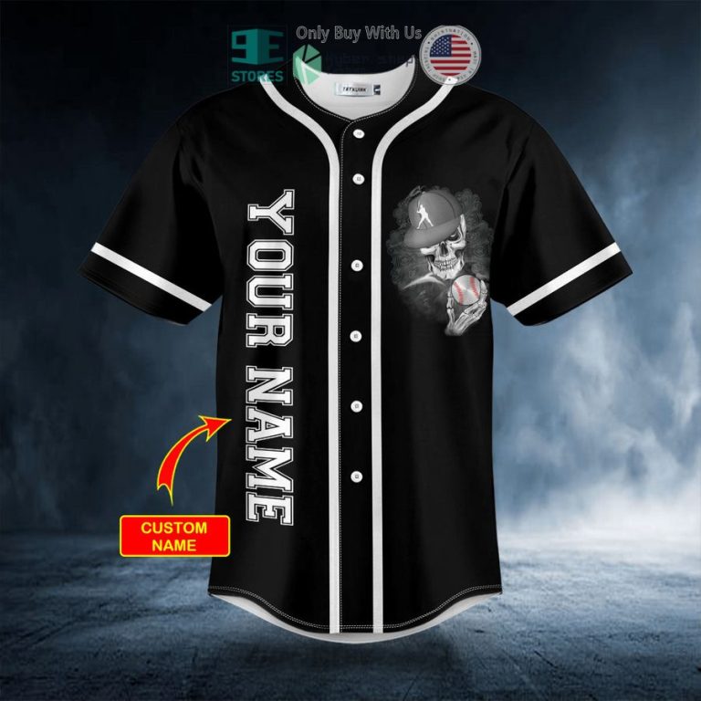 personalized hippie soul baseball skull custom baseball jersey 3 72587