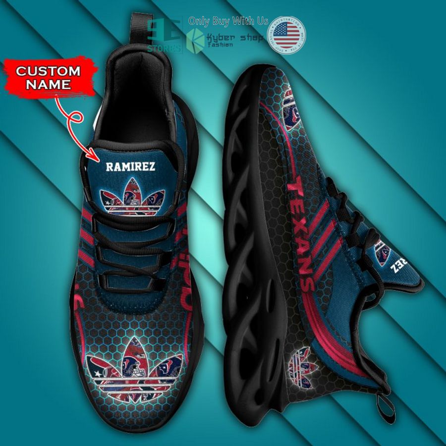 personalized houston texans adidas max soul shoes 1 93364