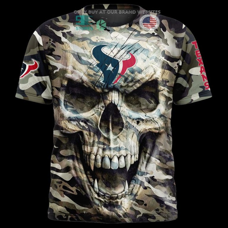 personalized houston texans skull camo 3d shirt hoodie 1 54948