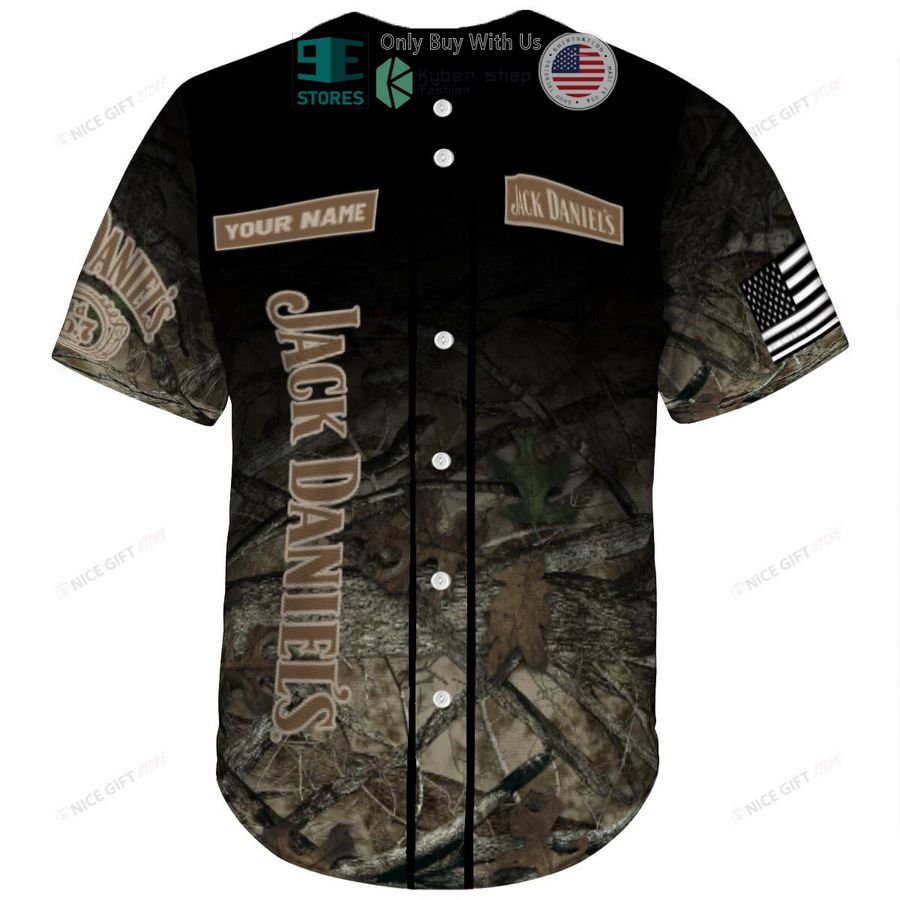 personalized jack daniels hunting black custom baseball jersey 2 23979