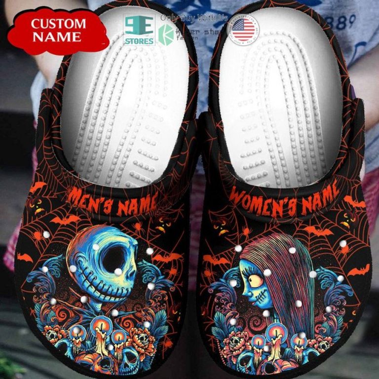 personalized jack skellington sally spider web crocs crocband clog 1 77406