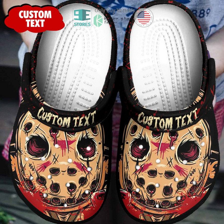 personalized jason voorhees face crocs crocband clog 1 59374