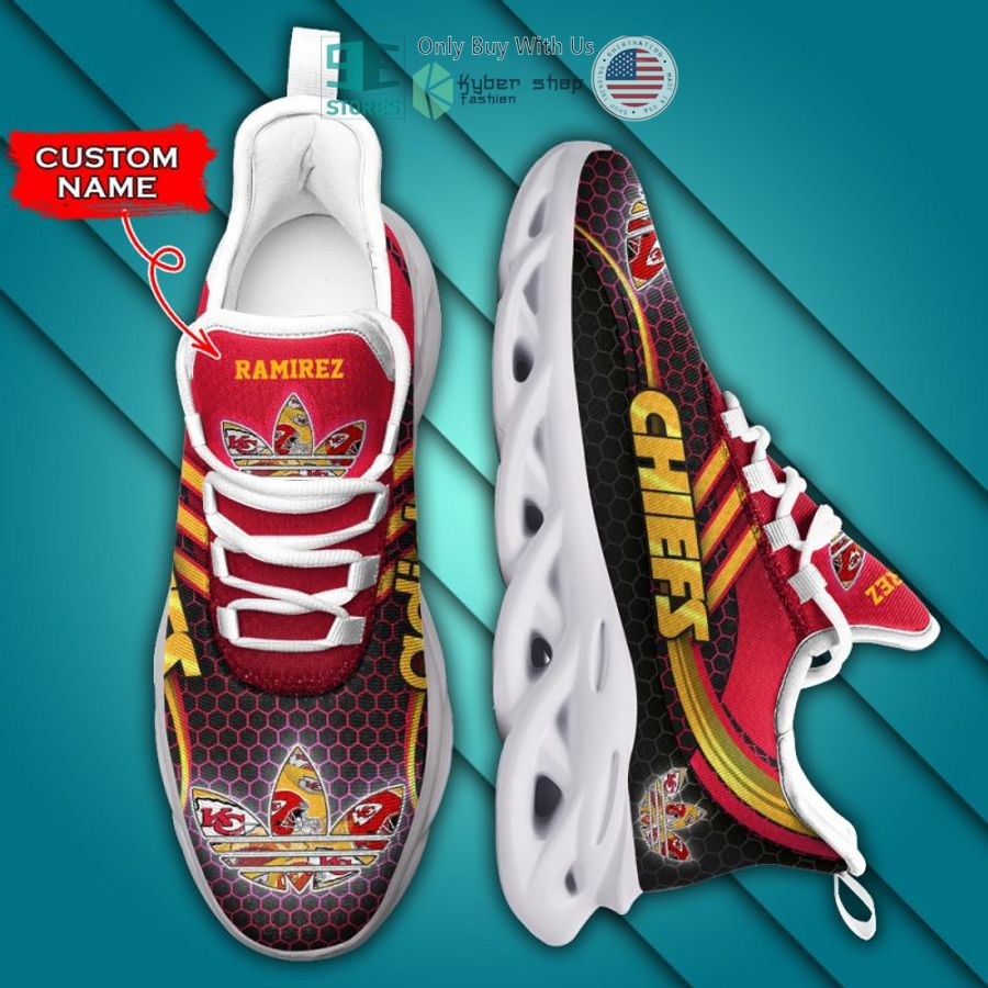 personalized kansas city chiefs adidas max soul shoes 2 90424