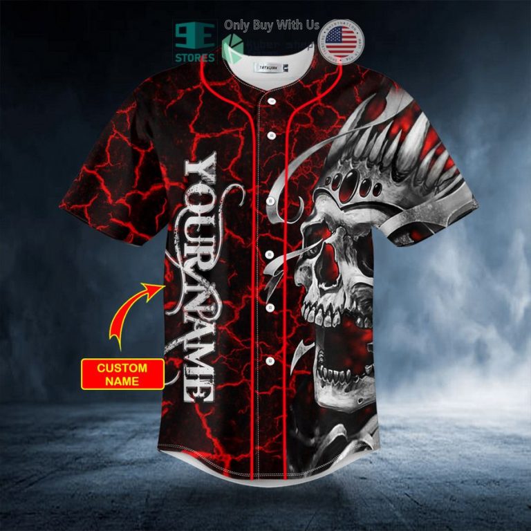 personalized king skull custom baseball jersey 3 71228