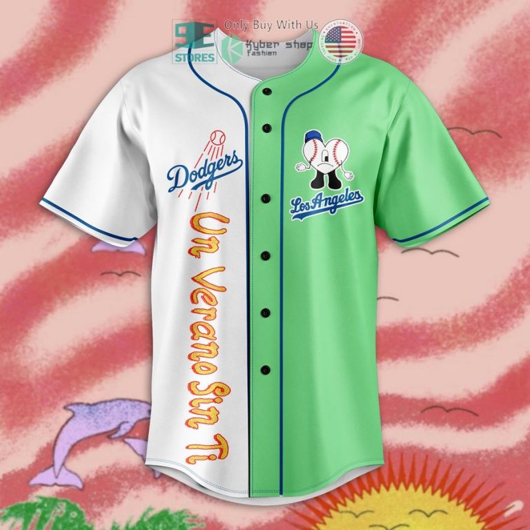 personalized los angeles dodgers un verano sin ti bad bunny baseball jersey 3 97070