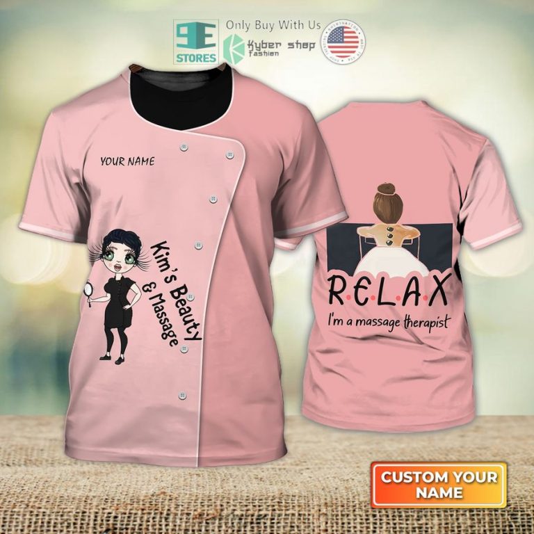 personalized massage and beauty therapist 3d shirt 1 47681