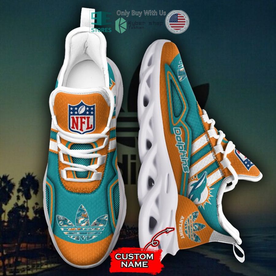 personalized miami dolphins nfl adidas max soul shoes 2 76778