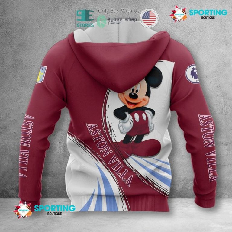 personalized mickey mouse aston villa f c 3d shirt hoodie 3 13445