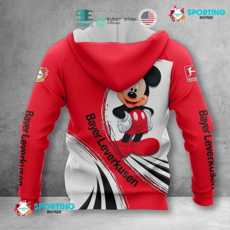 personalized mickey mouse bayer 04 leverkusen 3d shirt hoodie 3 90461