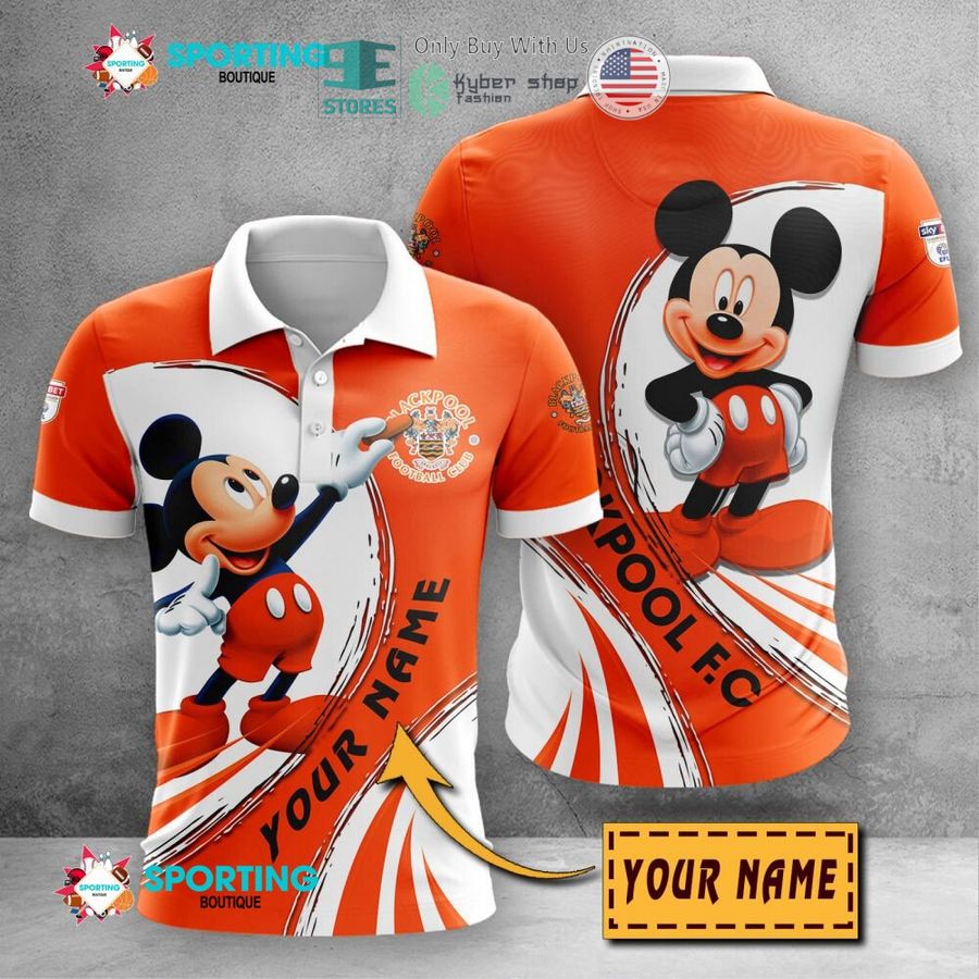 personalized mickey mouse blackpool f c 3d shirt hoodie 1 58140