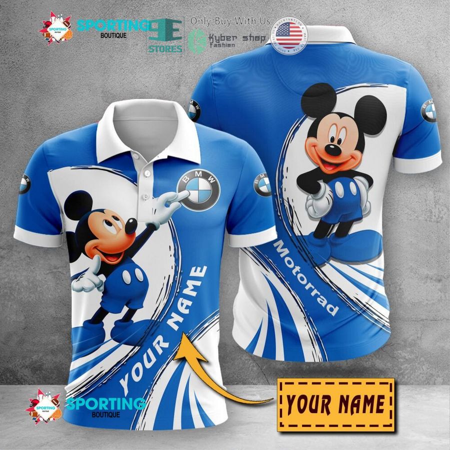 personalized mickey mouse bmw motorrad 3d shirt hoodie 1 59349
