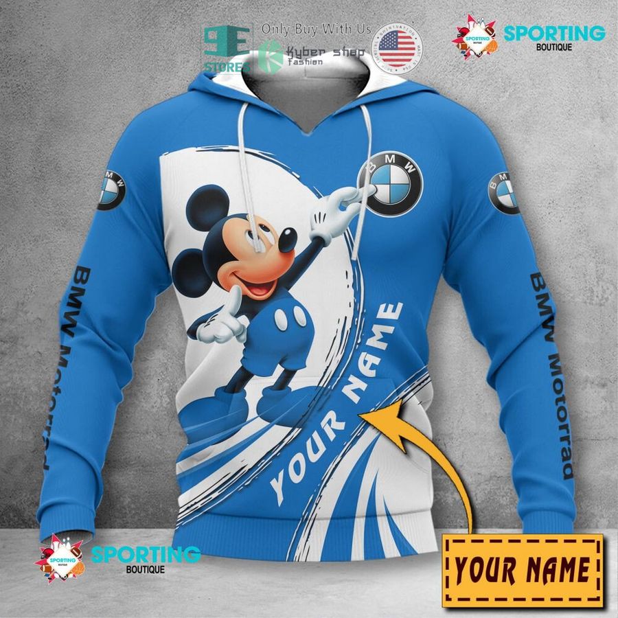 personalized mickey mouse bmw motorrad 3d shirt hoodie 2 24716