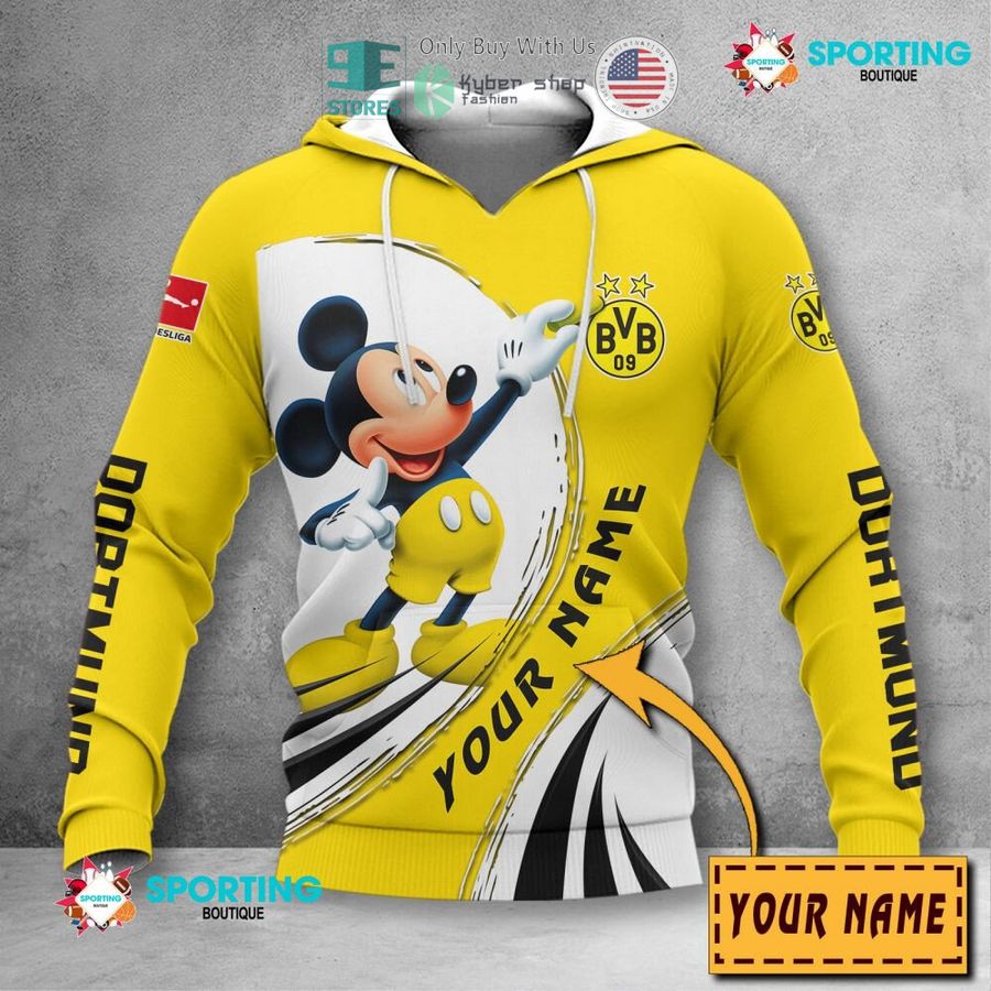 personalized mickey mouse borussia dortmund 3d shirt hoodie 2 80806