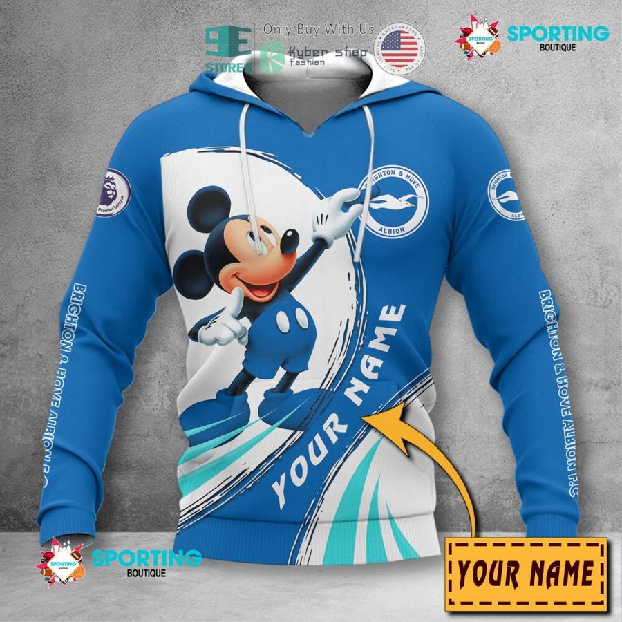 personalized mickey mouse brighton hove albion f c 3d shirt hoodie 2 66012