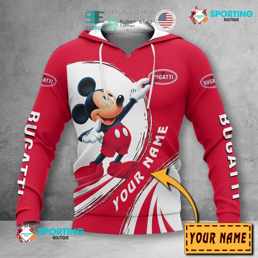 personalized mickey mouse bugatti 3d shirt hoodie 2 74760