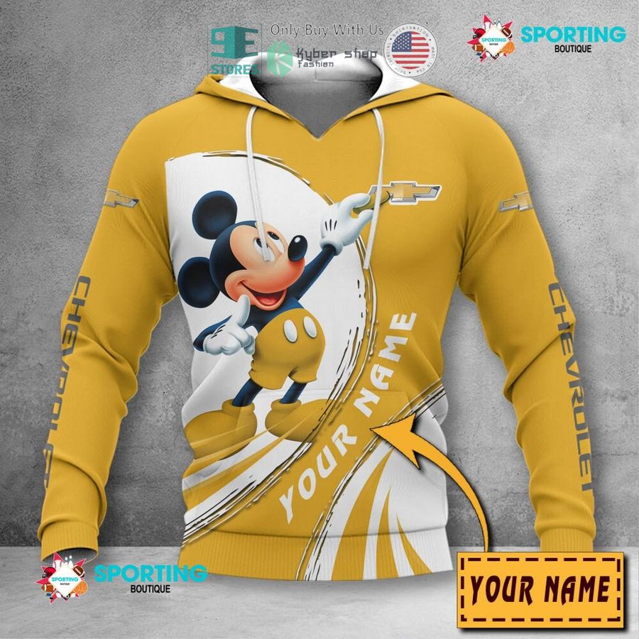 personalized mickey mouse chevrolet 3d shirt hoodie 2 59685