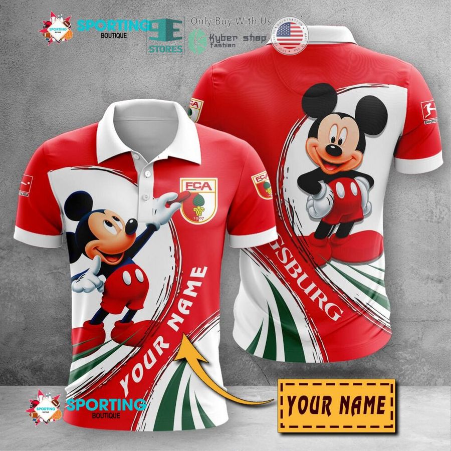 personalized mickey mouse fc augsburg 3d shirt hoodie 1 97791