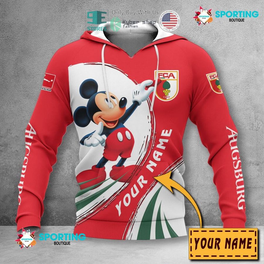 personalized mickey mouse fc augsburg 3d shirt hoodie 2 57263