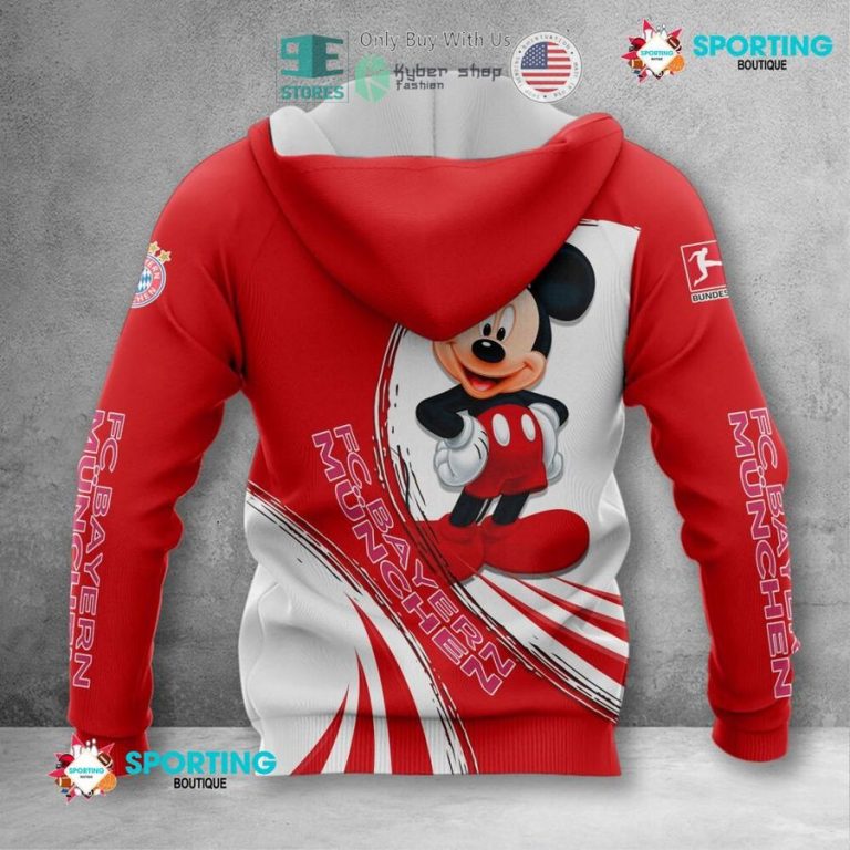 personalized mickey mouse fc bayern munchen 3d shirt hoodie 3 65373