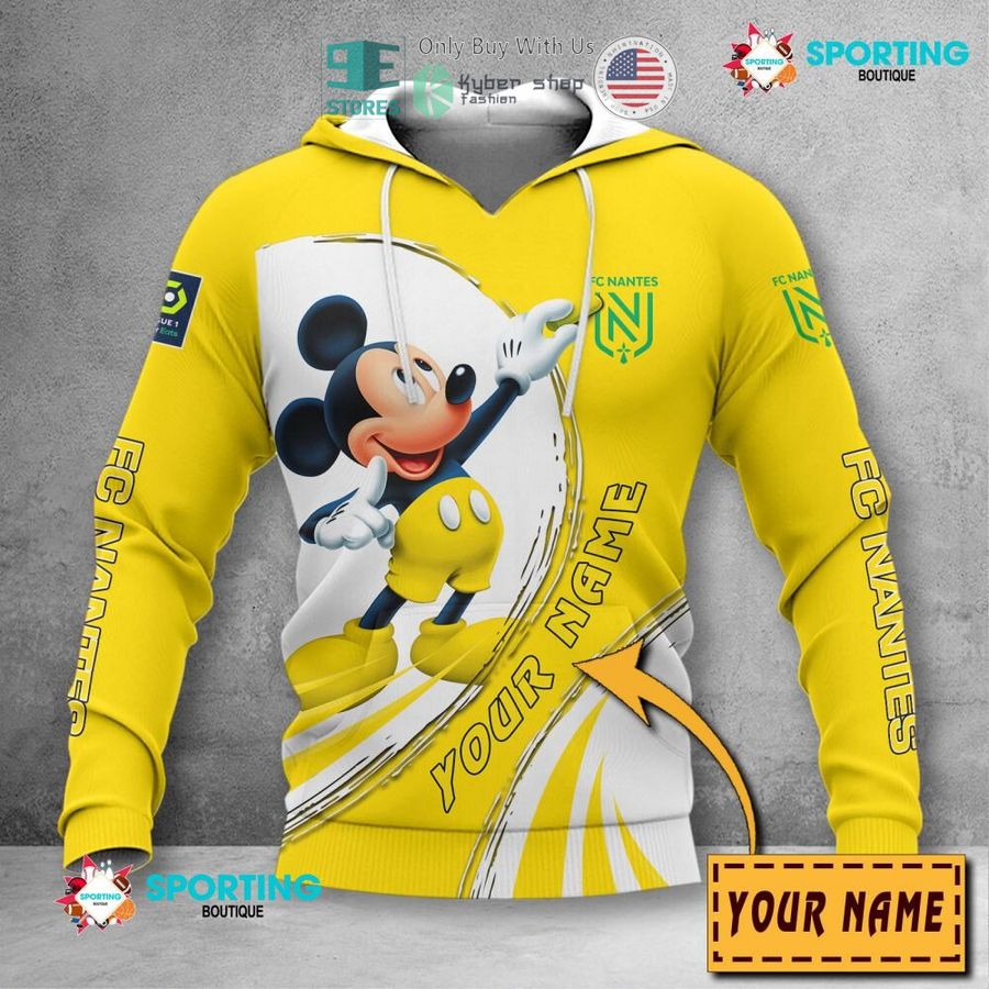 personalized mickey mouse fc nantes 3d shirt hoodie 2 36339