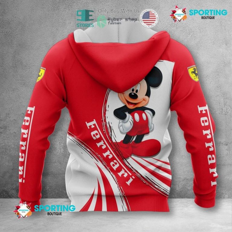 personalized mickey mouse ferrari 3d shirt hoodie 3 17072