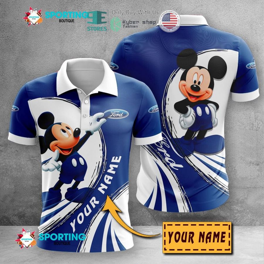 personalized mickey mouse ford 3d shirt hoodie 1 12509