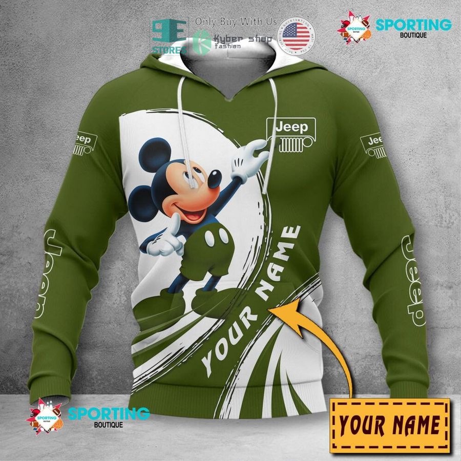 personalized mickey mouse jeep 3d shirt hoodie 2 58776