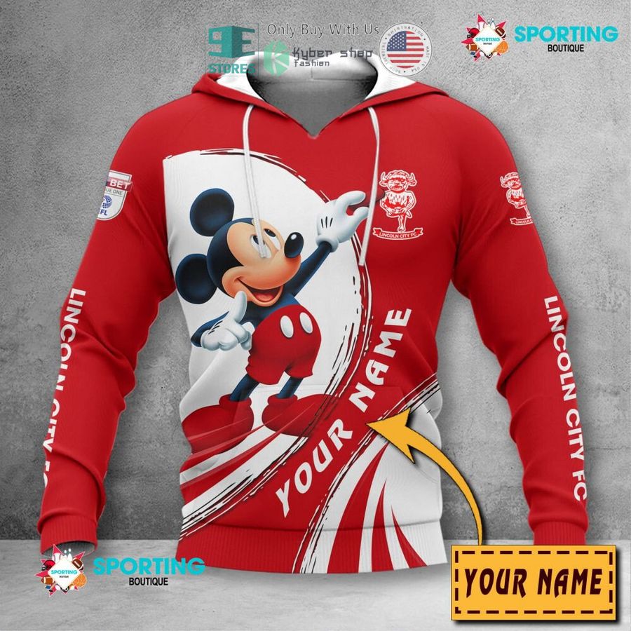 personalized mickey mouse lincoln city f c 3d shirt hoodie 2 13062