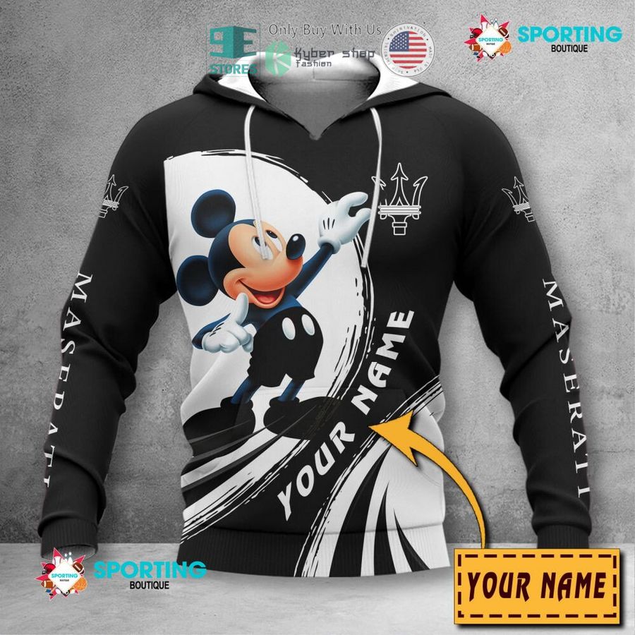 personalized mickey mouse maserati 3d shirt hoodie 2 70256