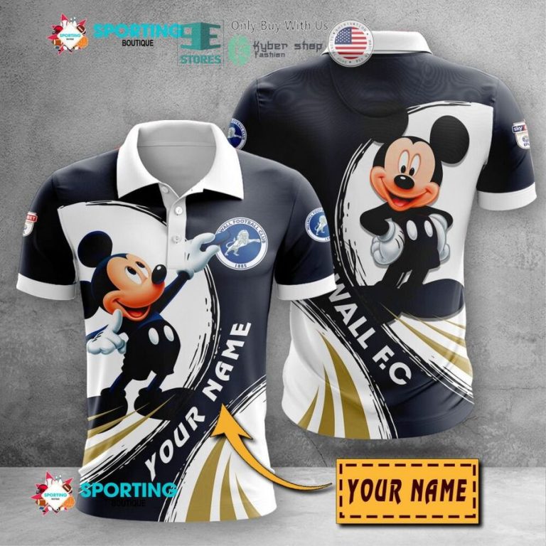 personalized mickey mouse millwall f c 3d shirt hoodie 1 39090