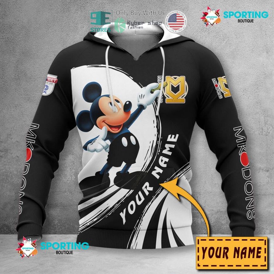 personalized mickey mouse milton keynes dons 3d shirt hoodie 2 47170