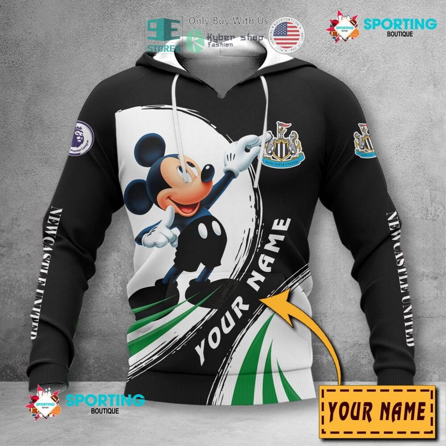 personalized mickey mouse newcastle united f c 3d shirt hoodie 2 95694