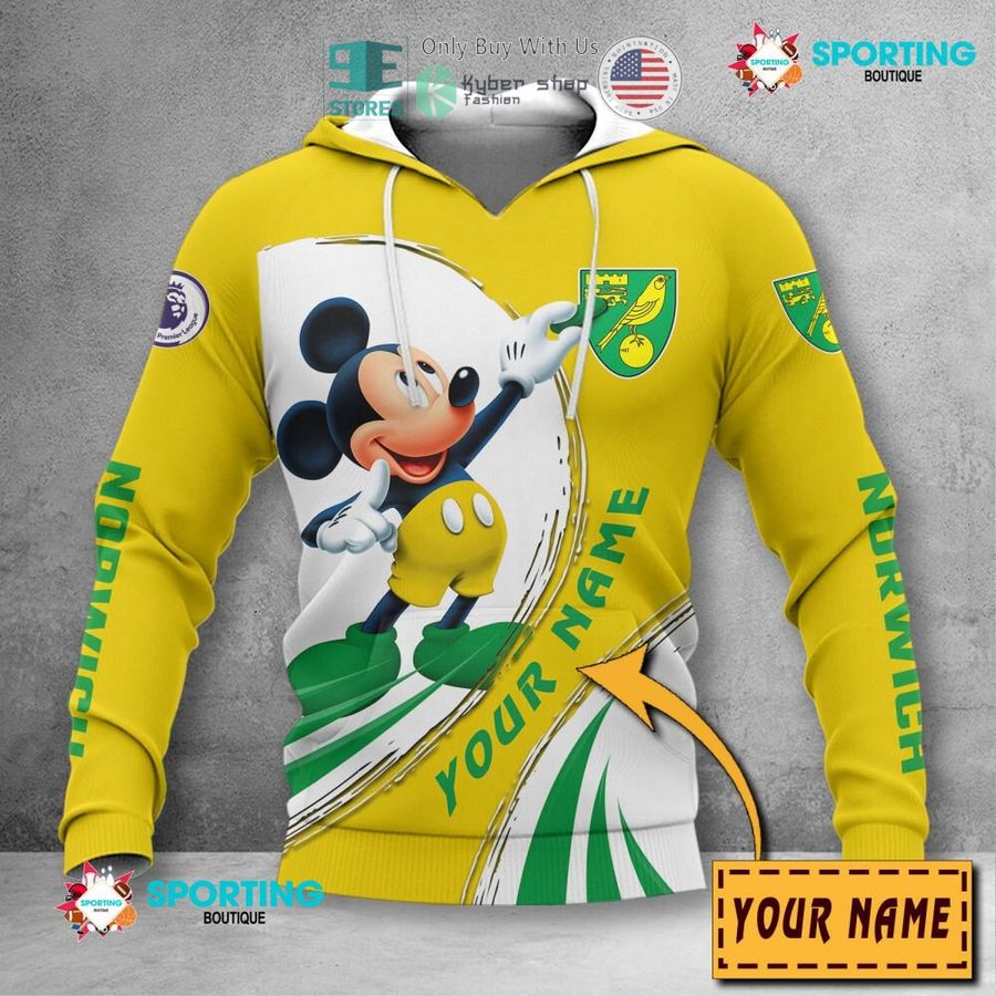 personalized mickey mouse norwich city 3d shirt hoodie 2 20051