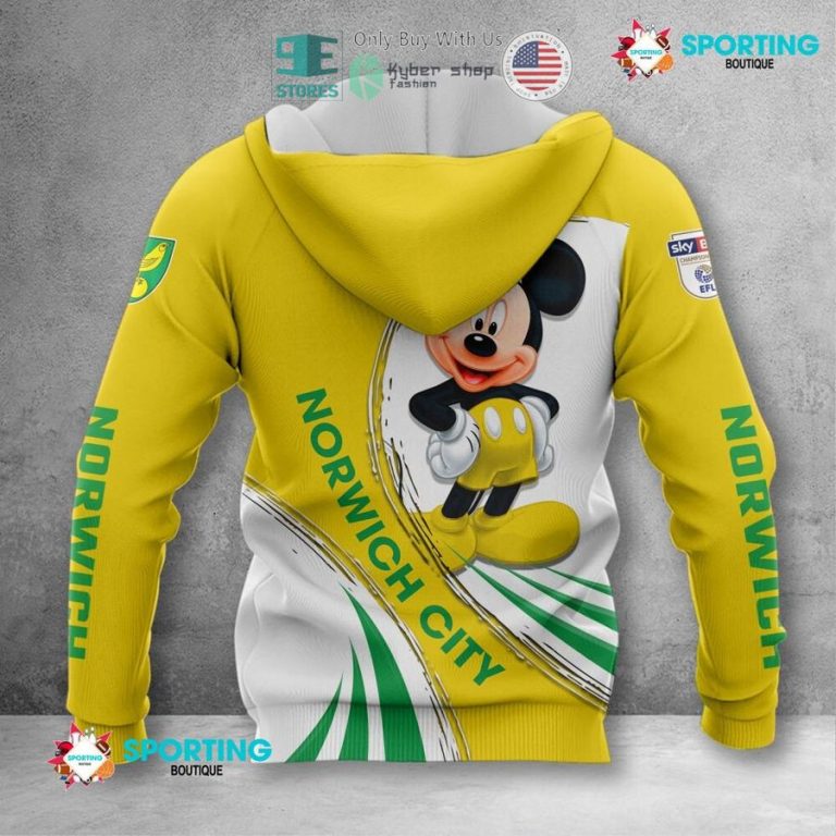 personalized mickey mouse norwich city logo 3d shirt hoodie 3 70518