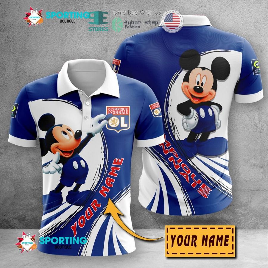 personalized mickey mouse olympique lyonnais 3d shirt hoodie 1 47876
