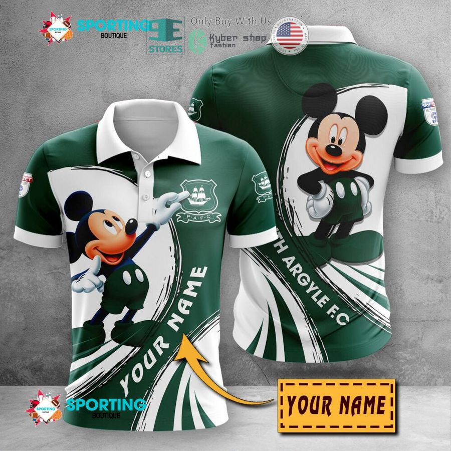 personalized mickey mouse plymouth argyle f c 3d shirt hoodie 1 2992